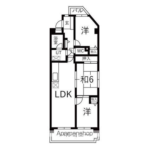 BUILD延珠(3LDK/4階)の間取り写真