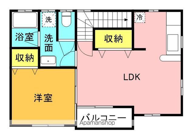 プライム(1LDK/2階)の間取り写真