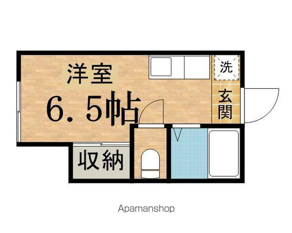 多摩リバーハウス(ワンルーム/2階)の間取り写真