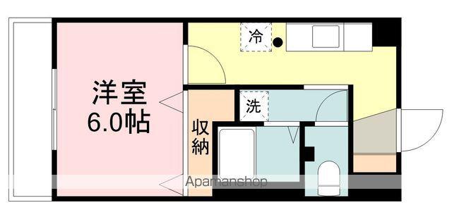 日東ハイツ(1K/7階)の間取り写真