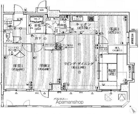 グレイス戸塚イーストヒルズ(4LDK/7階)の間取り写真