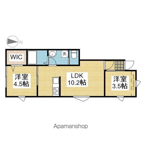EARTH SYOENJI(2LDK/1階)の間取り写真