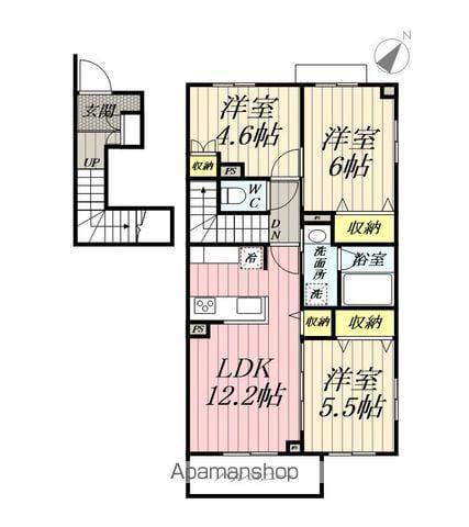 FOREST RAISE(3LDK/2階)の間取り写真