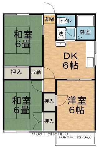 フォーブル太田ABC(3DK/1階)の間取り写真
