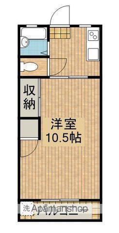 パトリエ新名爪(1K/1階)の間取り写真