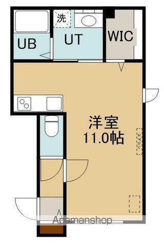 ROSETTE MIHARA Ⅱ(ワンルーム/1階)の間取り写真