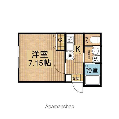 メゾン・ド・ラヴィエンヌ(1K/2階)の間取り写真