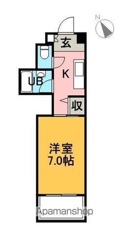 サード・サワータウン(1K/7階)の間取り写真