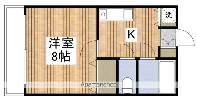 アーバンエスポワール(1K/2階)の間取り写真