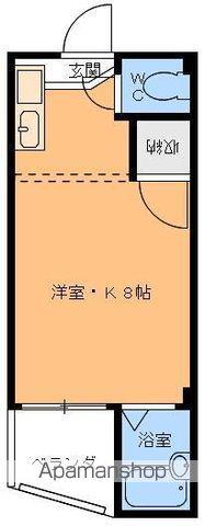 サンハイツ(ワンルーム/5階)の間取り写真