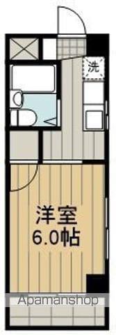 メゾン福生(1K/3階)の間取り写真