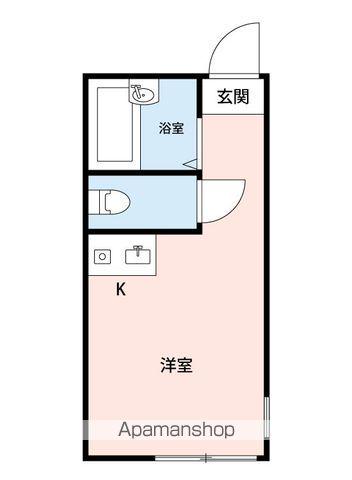 レガロ パサート(ワンルーム/2階)の間取り写真