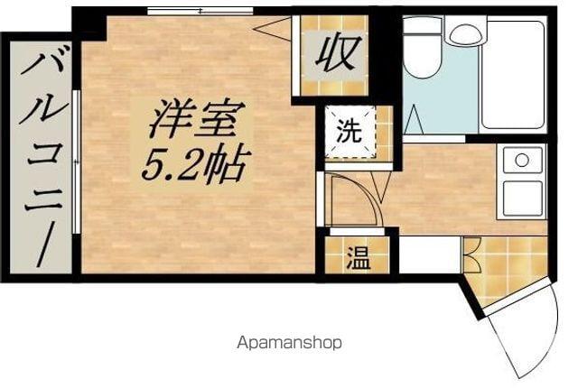 豊田ダイカンプラザ(1K/4階)の間取り写真