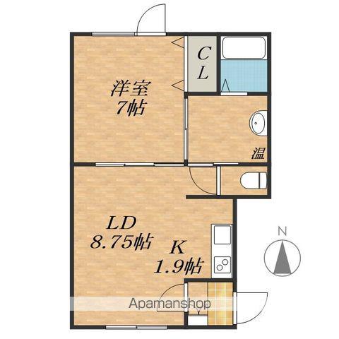 PEACE6(1LDK/1階)の間取り写真