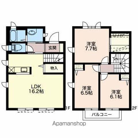 ＭＡＳＴＴＯＷＮ庄内　Ｎ棟(3LDK)の間取り写真
