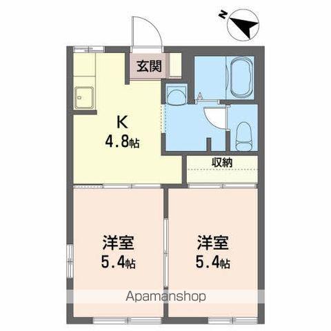 フレグランス・ティナ(2K/1階)の間取り写真