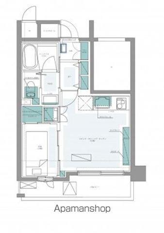 フリーディオ神楽坂(ワンルーム/10階)の間取り写真