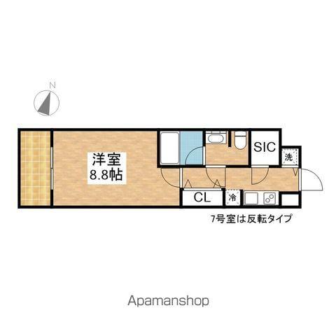セノアタワー泉(1LDK/5階)の間取り写真
