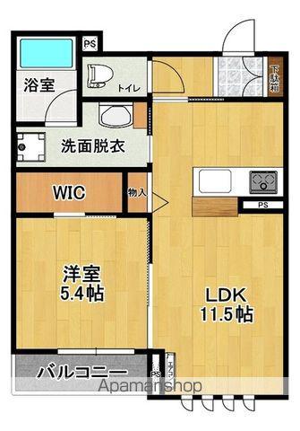 カーサ レジオ(1LDK/2階)の間取り写真