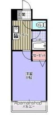 エルフラッツ長田(1K/3階)の間取り写真