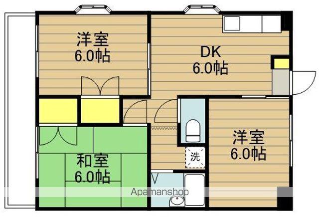 メゾン柳原(3DK/2階)の間取り写真