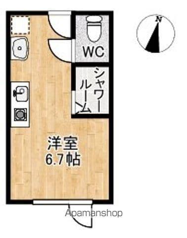根室本線 帯広駅 徒歩21分 2階建 築12年(ワンルーム/2階)の間取り写真