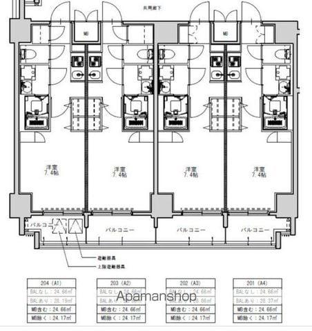 S-RESIDENCE高岳駅前AWAKE(1K/12階)の間取り写真