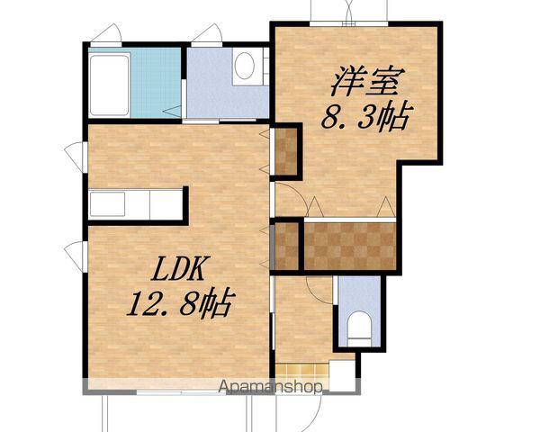 コートボナール(1LDK/1階)の間取り写真