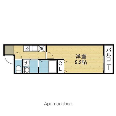 フジパレス東今里Ⅱ番館(1K/3階)の間取り写真
