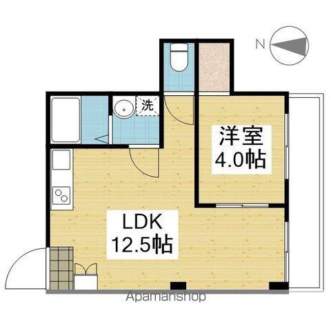 アルトルーフⅡ(1LDK/3階)の間取り写真