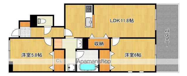 パルクエスト3(2LDK/1階)の間取り写真