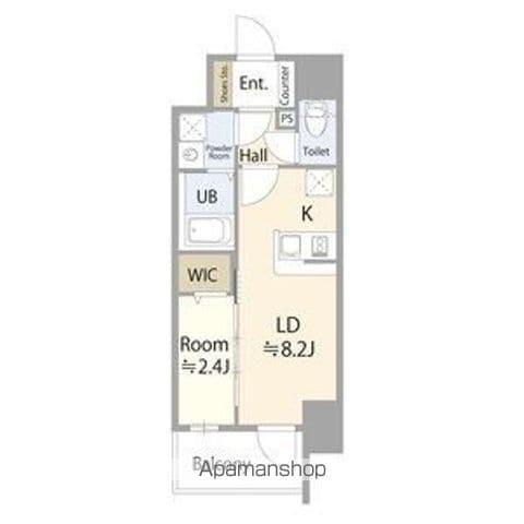 エスリード金山ル・グラン(1LDK/3階)の間取り写真