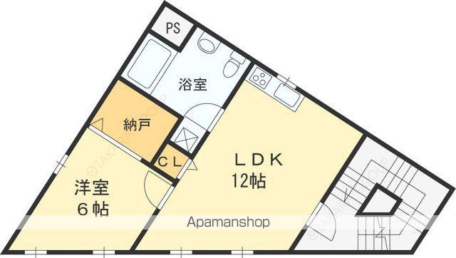 甲子園STビル(1LDK/2階)の間取り写真
