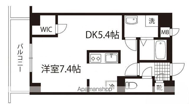 ティンクホームⅡ(1DK/3階)の間取り写真