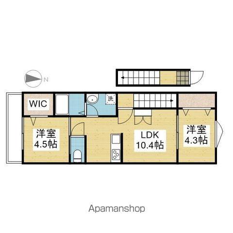 EARTH SYOENJI(2LDK/2階)の間取り写真