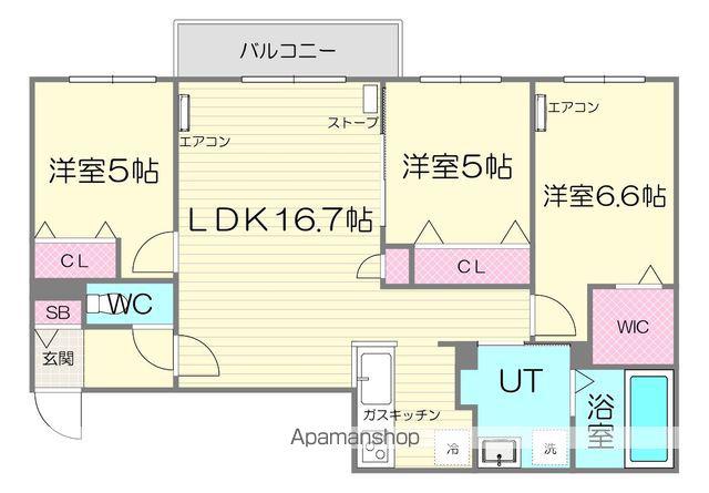 ステラ ポラーレ(3LDK/2階)の間取り写真