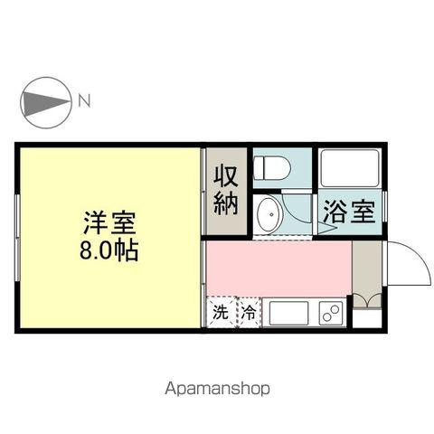 コーポイケダ(1K/2階)の間取り写真