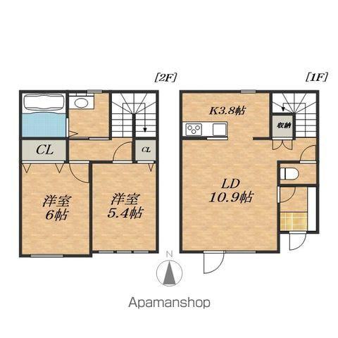 ロイヤルコートＫ(2LDK)の間取り写真