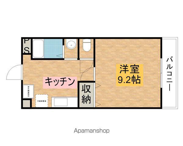 ヴィラ・ミユキ(1K/3階)の間取り写真