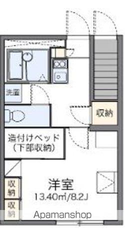 レオパレスエトワール(1K/1階)の間取り写真