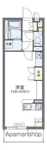 レオネクストORCHID T(ワンルーム/4階)の間取り写真
