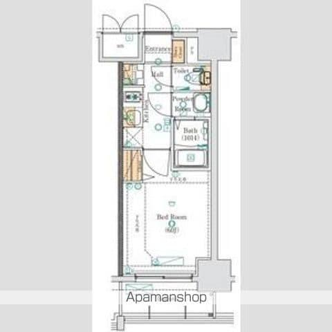 MAXIV大須観音(1K/12階)の間取り写真