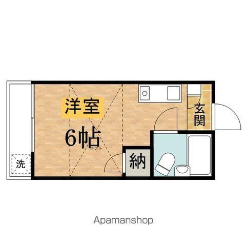 さんらいふコート(ワンルーム/1階)の間取り写真