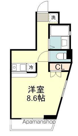 サンシティ北四番丁(ワンルーム/2階)の間取り写真