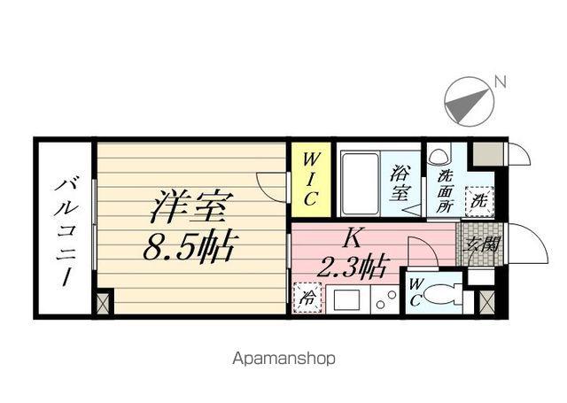 NOLIAR本郷台(1K/4階)の間取り写真