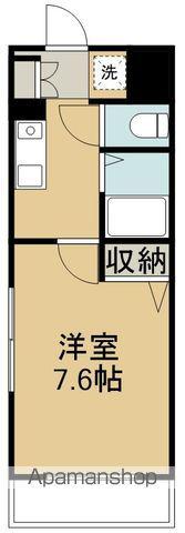 パレス仙台(1K/3階)の間取り写真