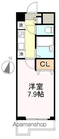 サンヴァーリオ小松島(1K/5階)の間取り写真