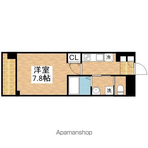 COZY川名本町(1K/3階)の間取り写真