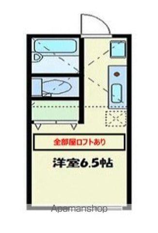 エスポワール(1K/1階)の間取り写真