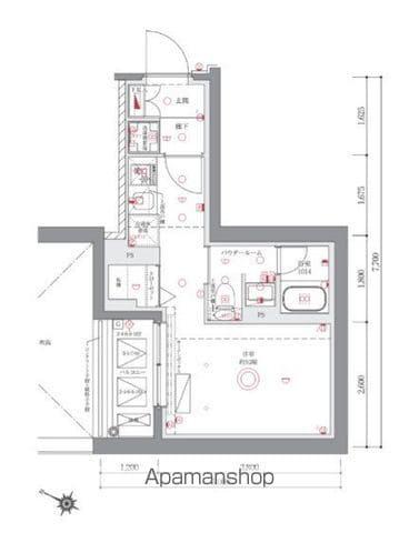 AZEST阪東橋Ⅱ(ワンルーム/3階)の間取り写真